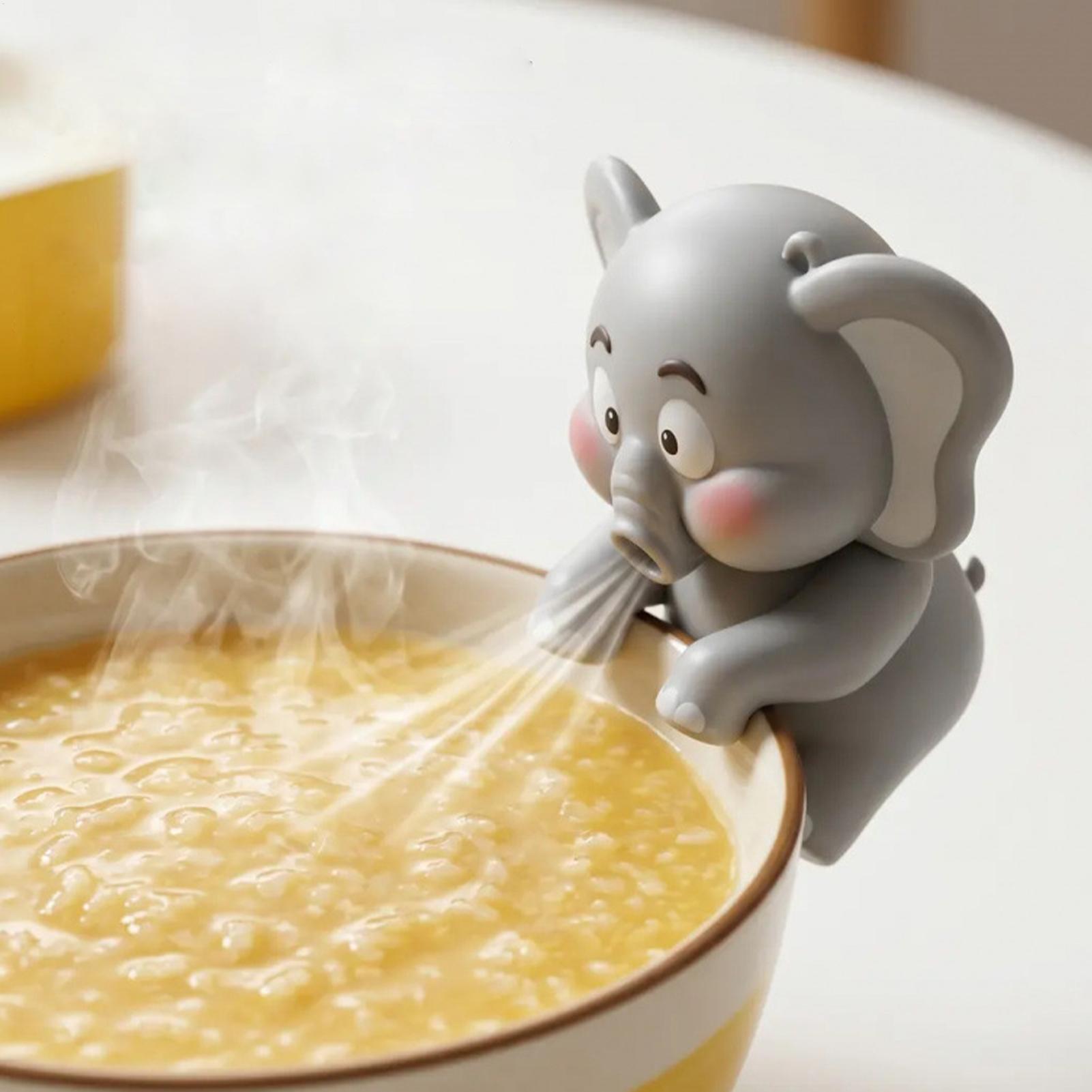 Baby Food For 1 Year Old - Mini-Elefanten-Lebensmittelkühler-Ventilator, freihändig bedienbarer Becher-Hängeventilator, Mini-Ventilator, Baby-Nahrungskühlgerät,