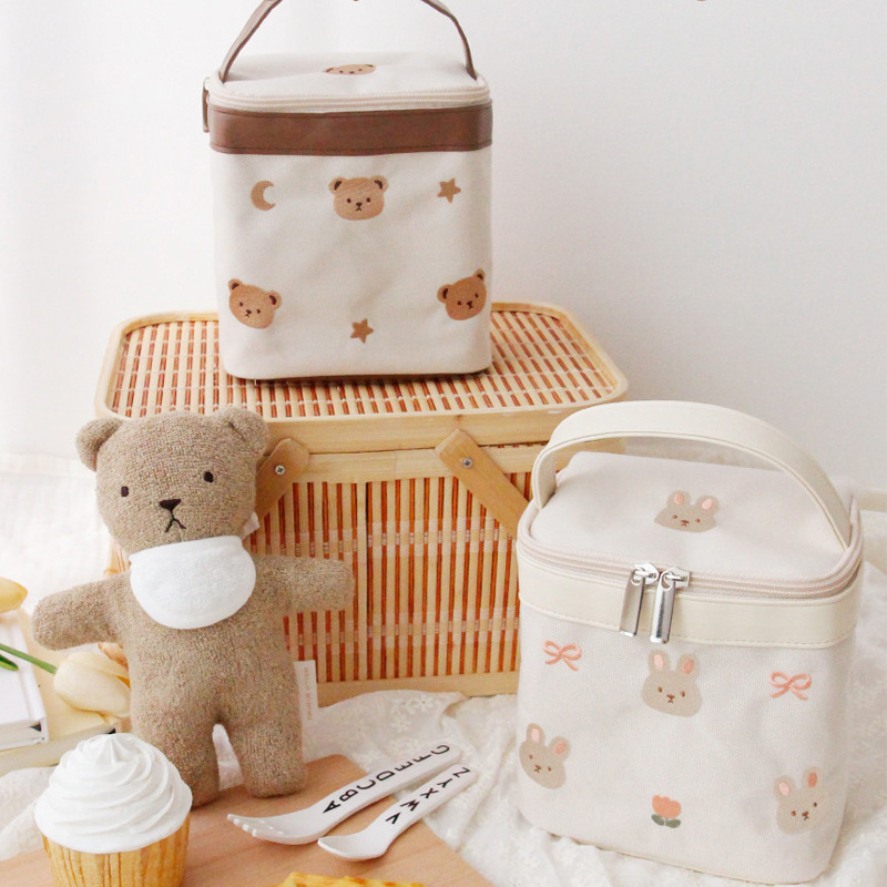 Baby Food For 1 Year Old - MILANCEL Neue Isoliertasche für Babynahrung, bestickter