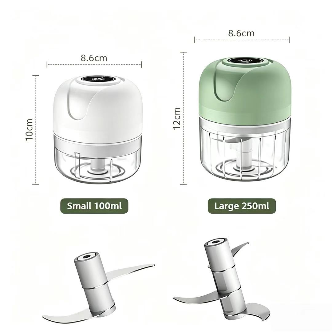Baby Food For 1 Year Old - 23W USB Wiederaufladbarer Elektrischer Knoblauchzerkleinerer 100ML/250ML