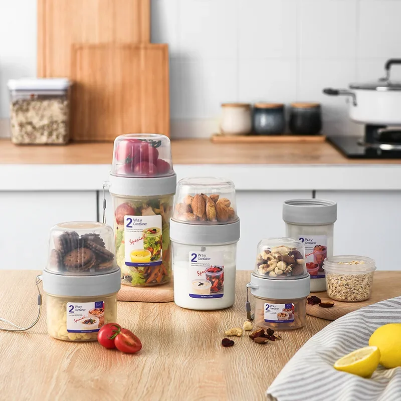 Baby Food Oatmeal - Frühstück Haferflocken Müsli Nuss Joghurt Salat