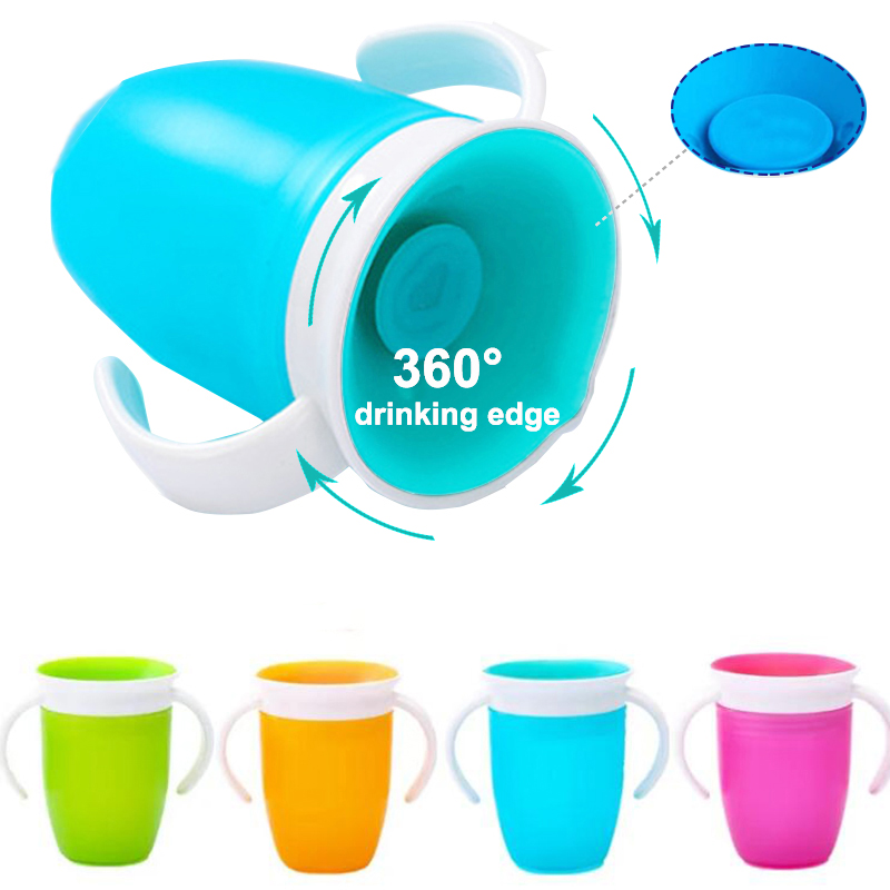Baby Food Jars With Lids - Baby-Wasserbecher, um 360 Grad drehbar, Baby-Lerntrinkbecher