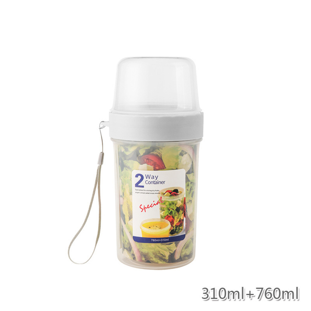 Baby Food Jars With Lids - Doppelschichtiger, auslaufsicherer Lebensmittelbehälter, tragbarer Behälter für