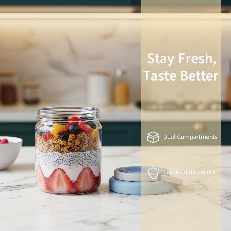 Frühstücksbecher, tragbarer Be – Baby Food Oatmeal Bewertung und Preis