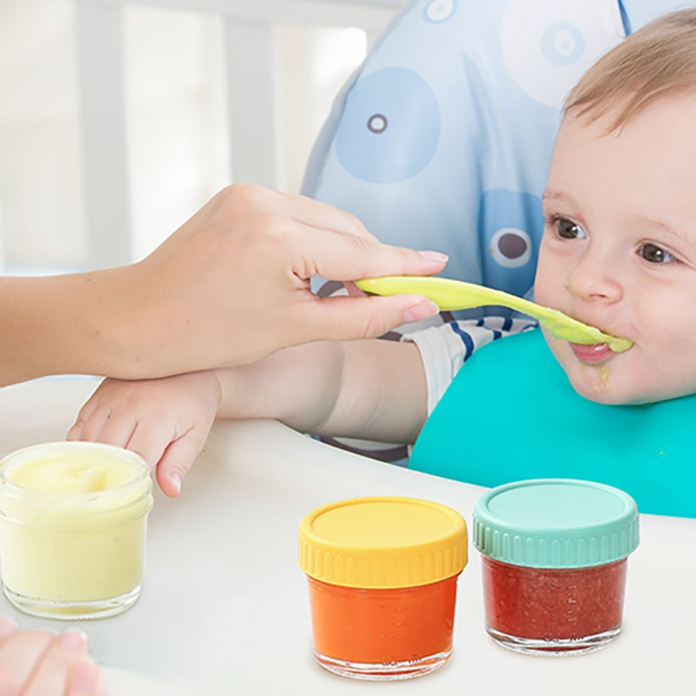6 Stück Glas-Babynahrungsglas, – Baby Food Jars With Lids Bewertung und Preis