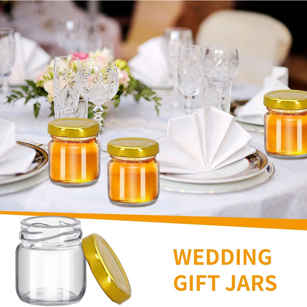 1,5 oz Runde Mini-Klare Honigg – Baby Food Jars With Lids Bewertung und Preis