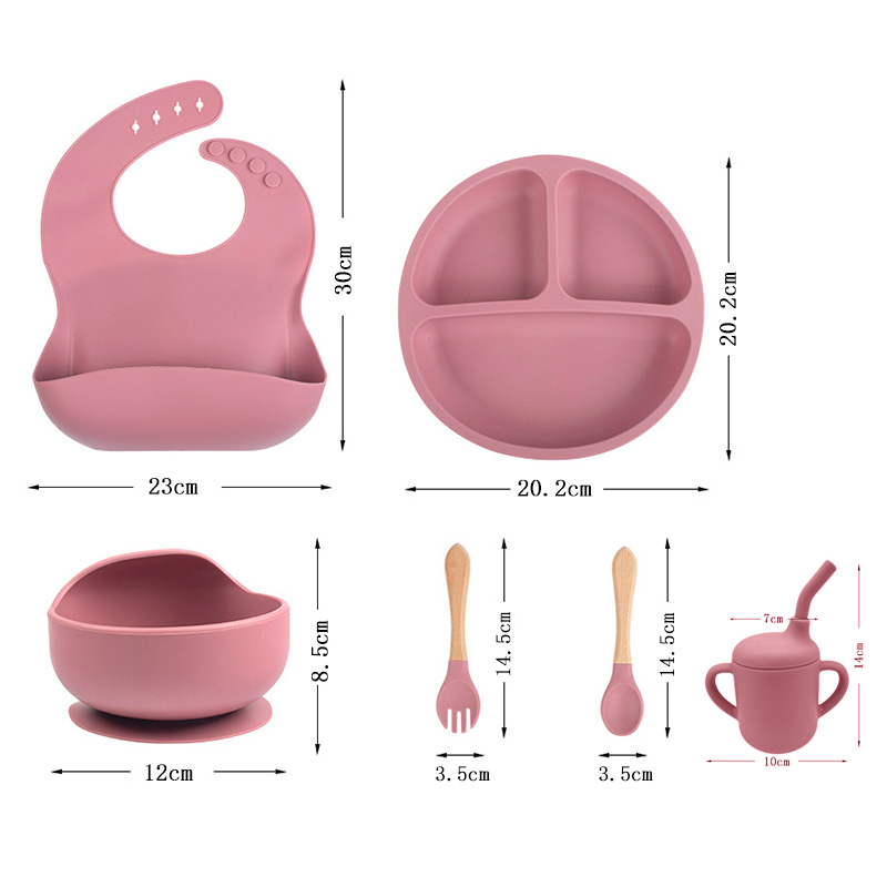 Kinder-Silikon-Geschirr-Set fü – Baby Food For 1 Year Old Bewertung und Preis